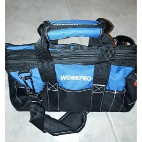 New 16-inch Wide Mouth Tool Bag with Water Proof Molded Base, Father's Day - Picture 1 of 1